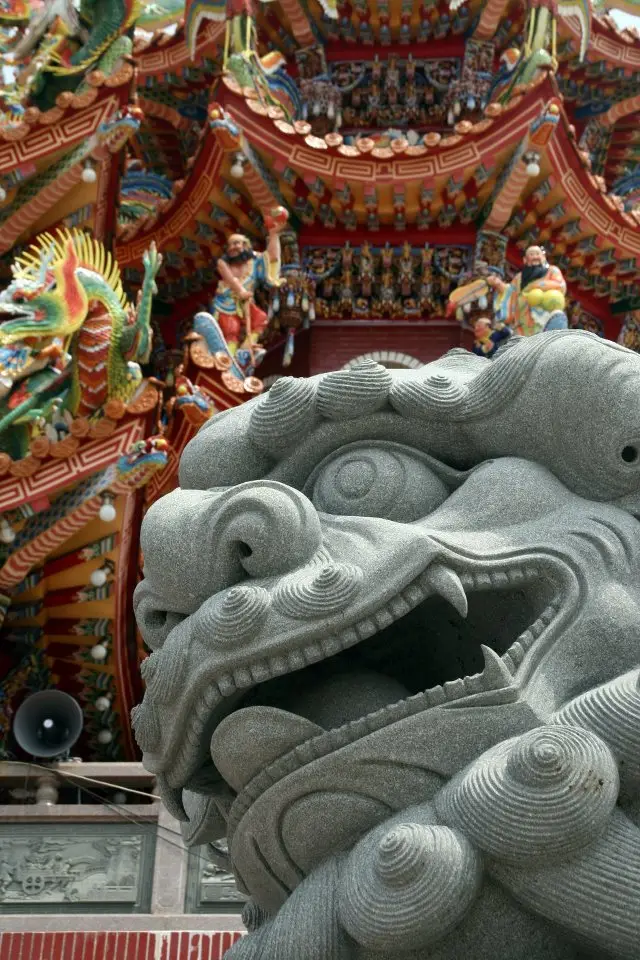 Hand-carved Quyang pixiu fengshui stone carving